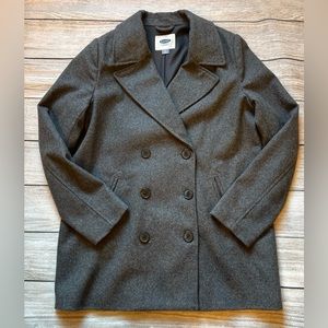 Women’s Charcoal Peacoat